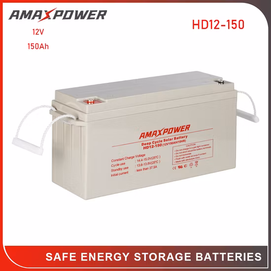 12V65ah AGM Gel Deep Cycle Solar-USV-Batterie für Beleuchtung